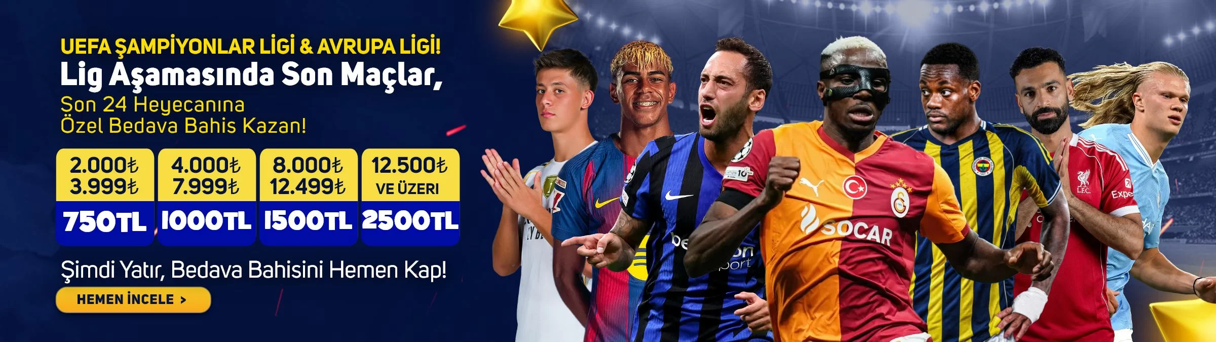 Vegabet futbol yatırımlarına özel kademeli bonus promosyonu