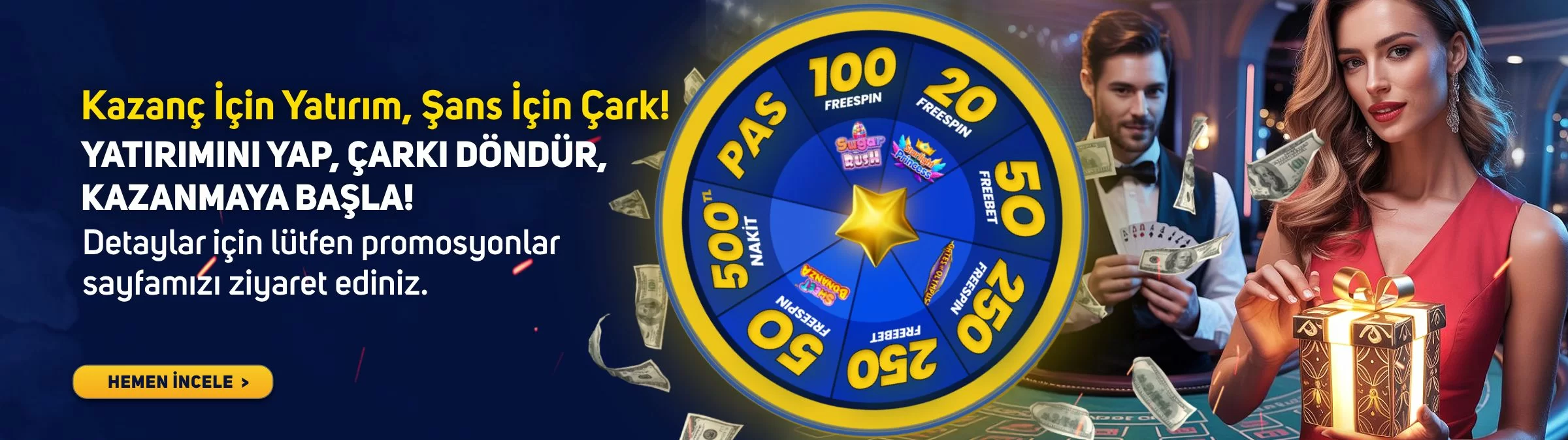 Vegabet ödül çarkı promosyonu: yatırım yap, çarkı döndür, kazan